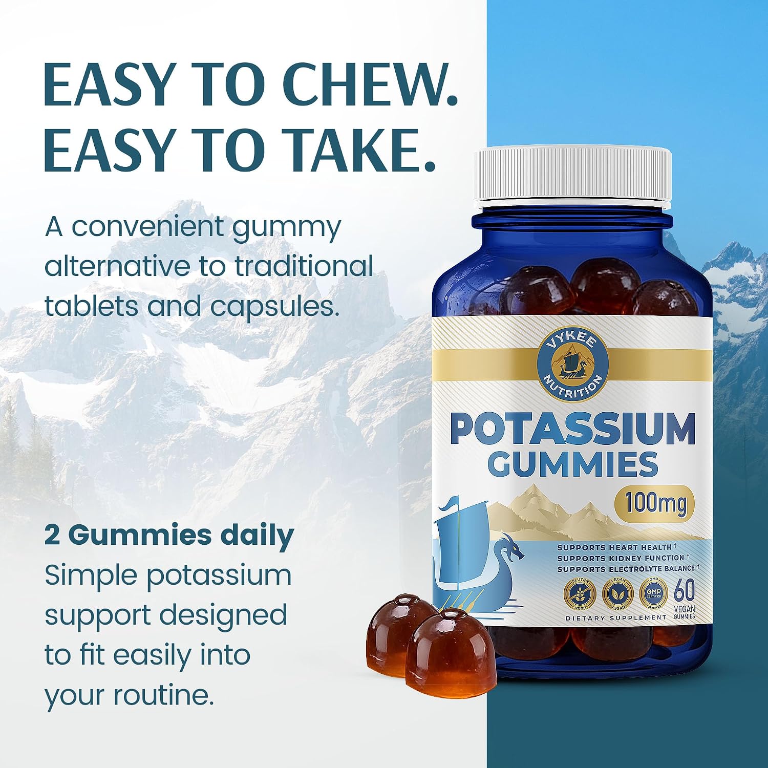 Vykee Potassium Gummies, Amazon listing photo 4